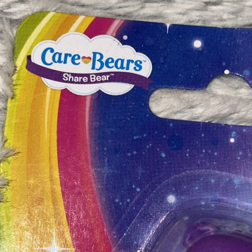 Set‎ of 2 Mini Care Bear Figurines. NWT Share Bear and Cheer